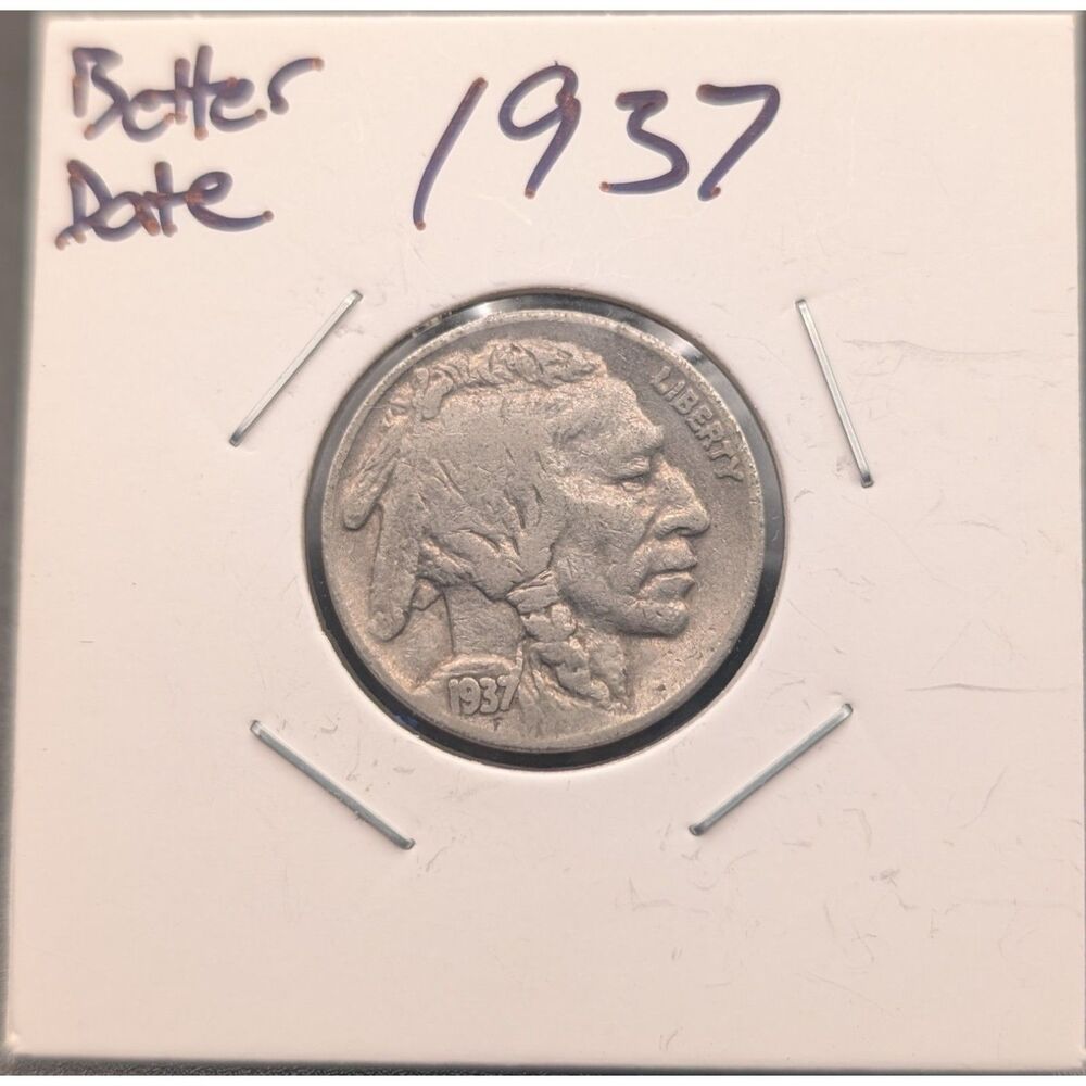 1937 Buffalo Nickel • Indian Head • 5c • UMM Finds NorCal - Picture 5 of 5